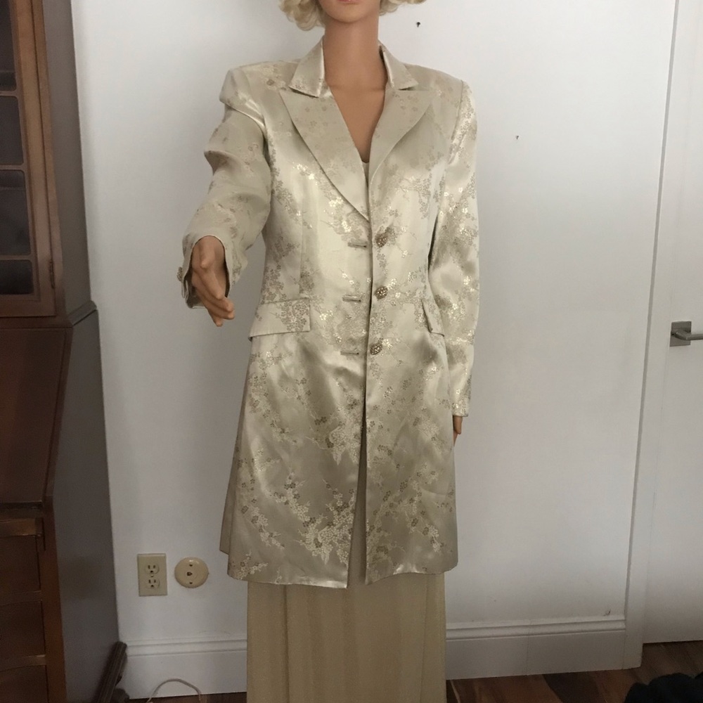 Kay Unger formal dress jacket set